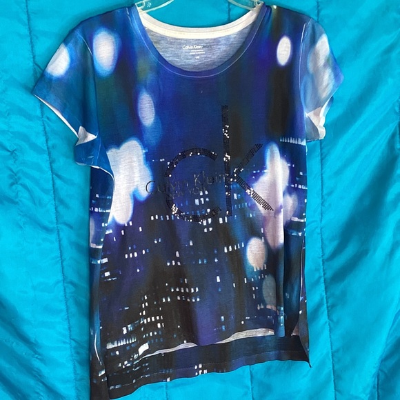 Calvin Klein Tops - Calvin Klein Urban Blue T-Shirt